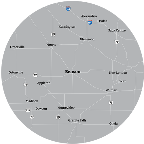 Benson-50-Mile-Radius-Map